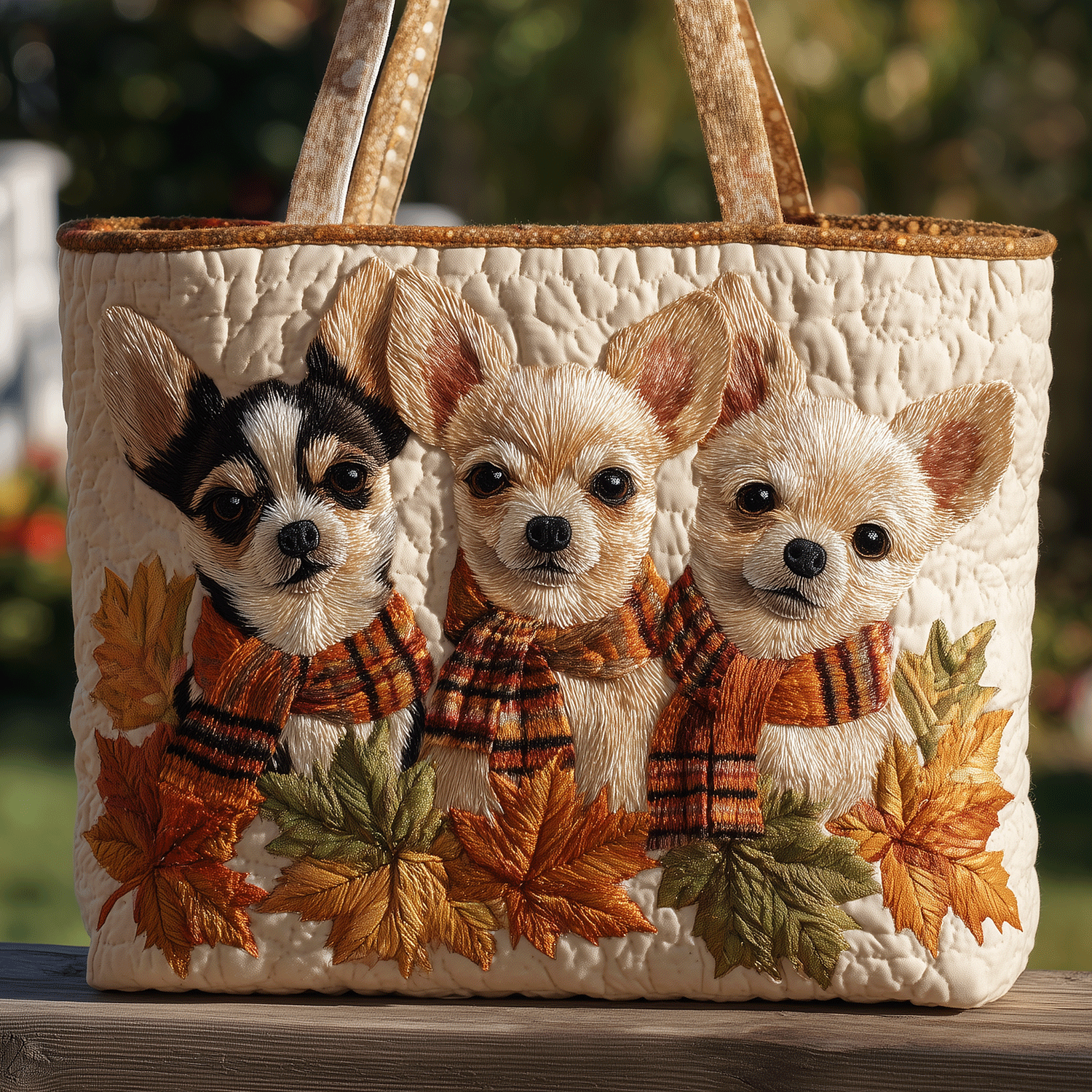 Jesenska Chihuahua Prošivena Torba