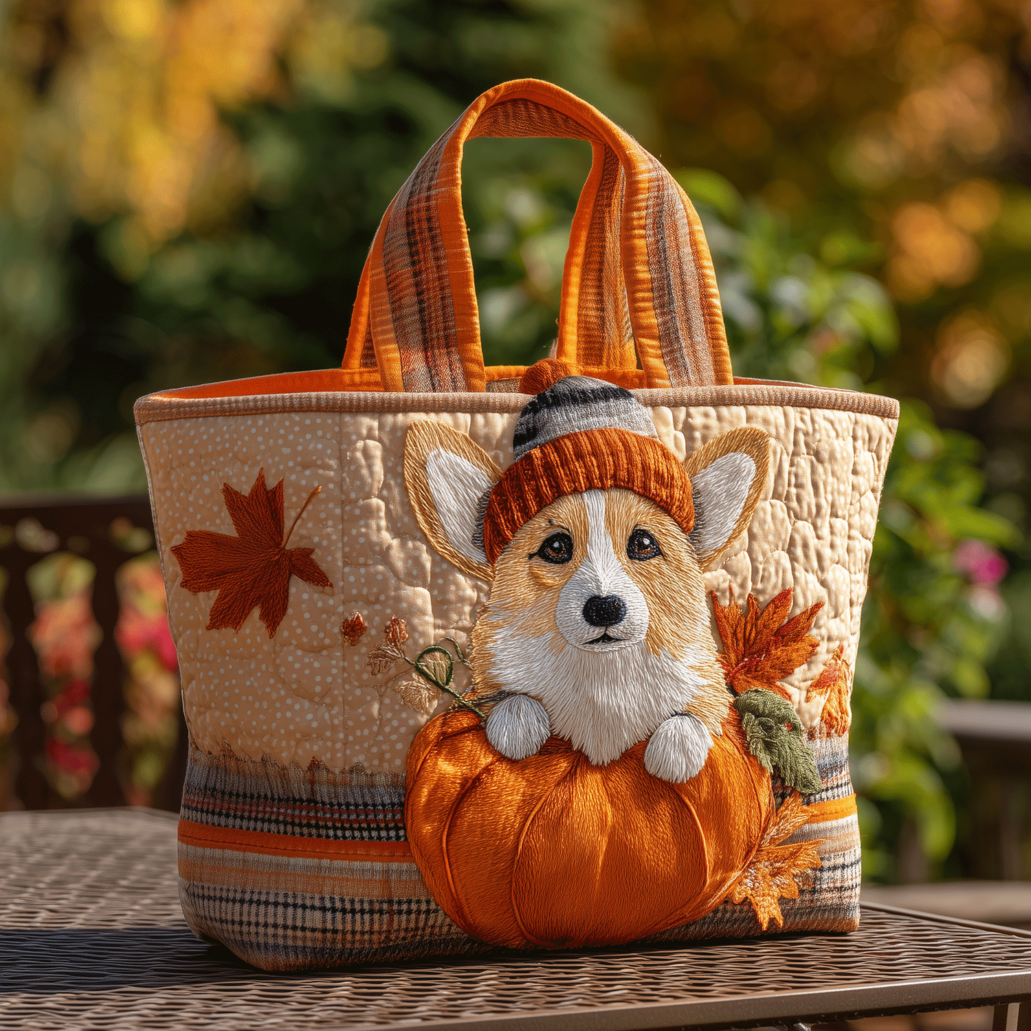 Jesenska Corgi Parada Prošivena Torba