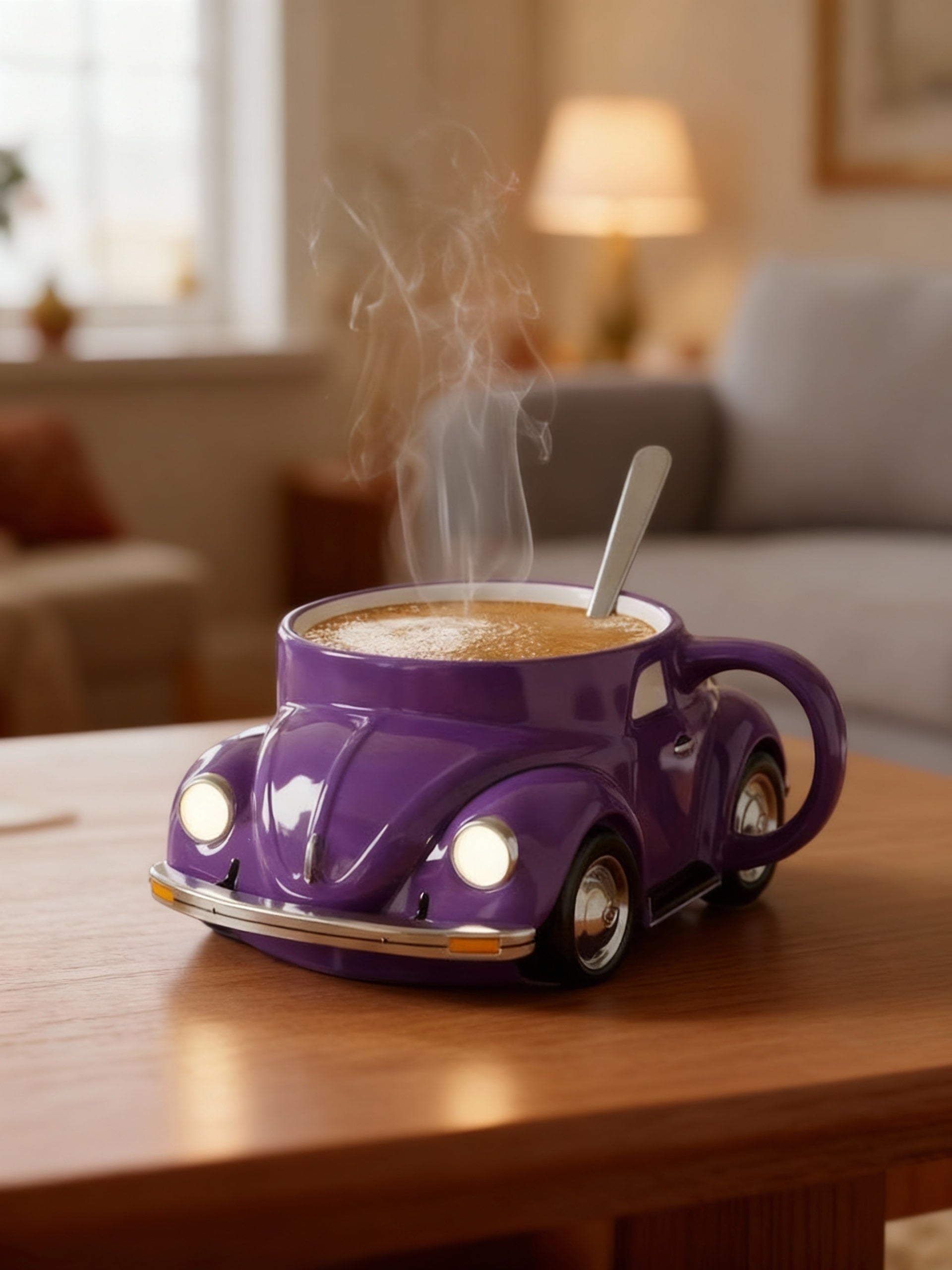 BEETLEBREW | Ljubičasta šalica s motivom automobila