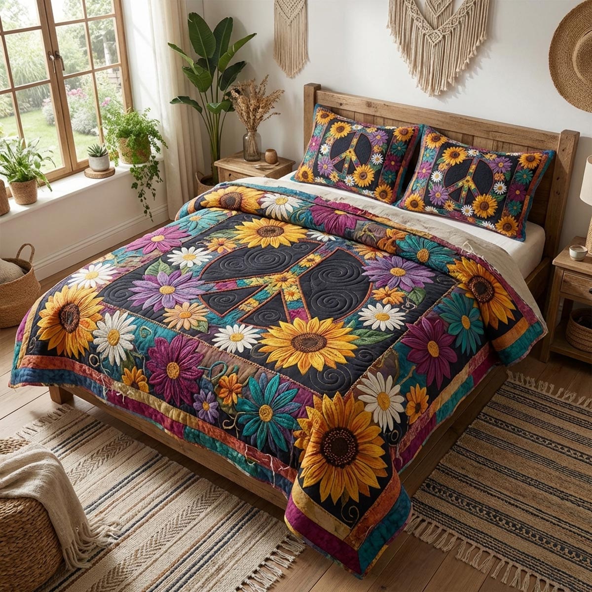 Sada povlečení Flower Power 3 kusy