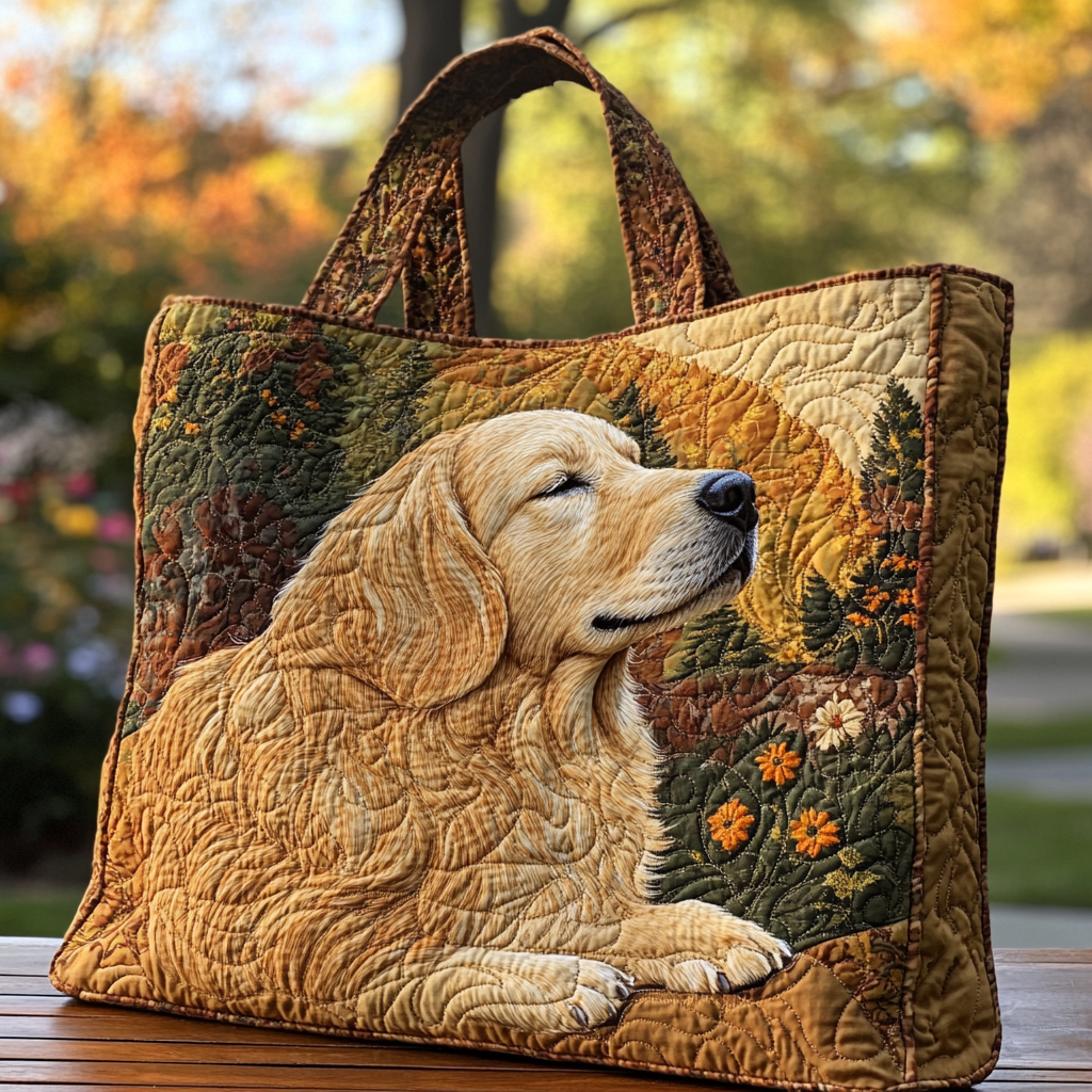 Golden Retriever Glow Prošivena Torba