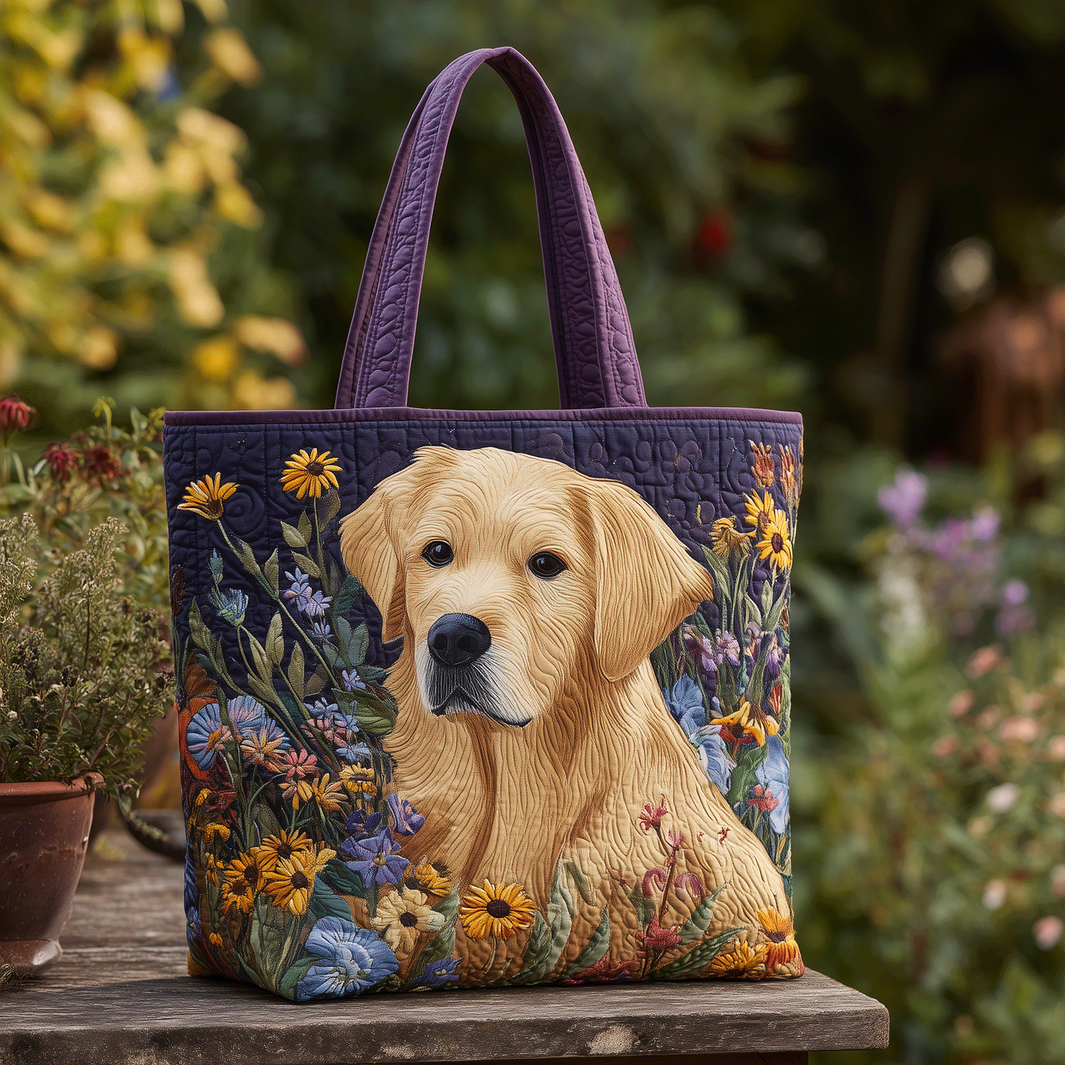 Golden Retriever Joy Prošivena Torba