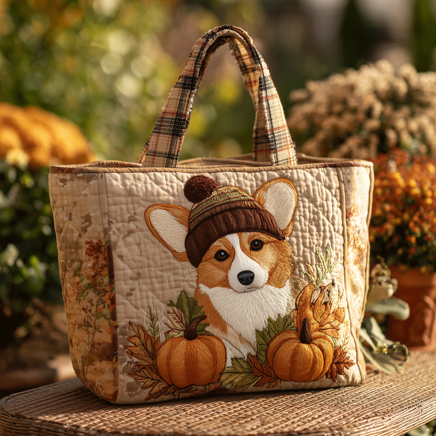 Sretna Corgi Prošivena Torba