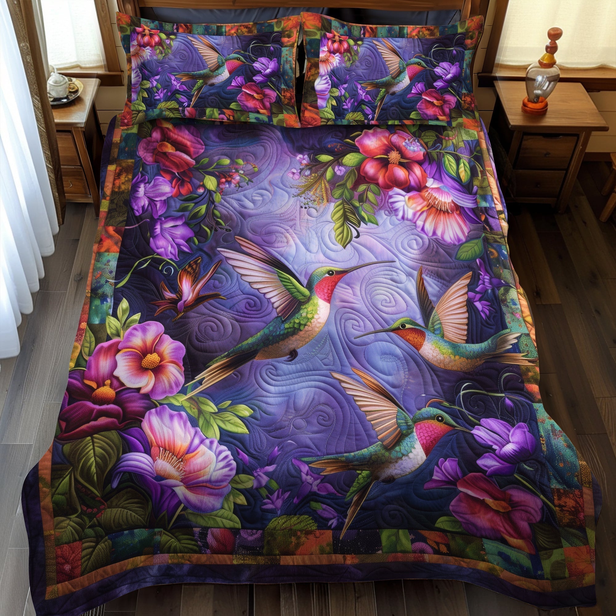 Souprava povlečení Hummingbird Haven 3-dílná