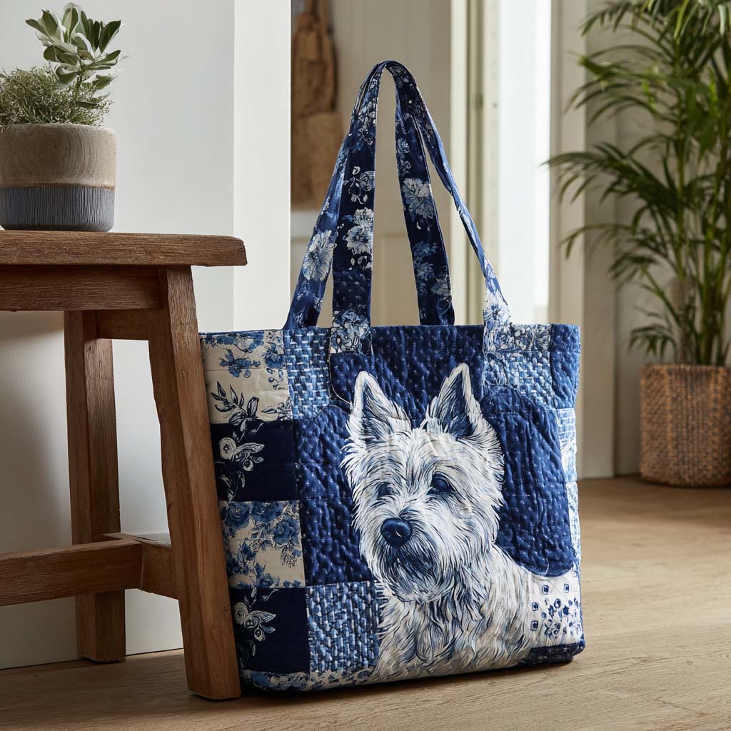 Indigo Terrier Shine Prošivena Torba