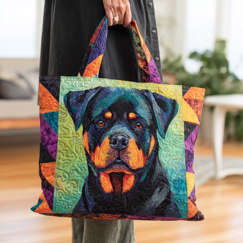 Loyal Rottweiler Charm Prošivena Torba