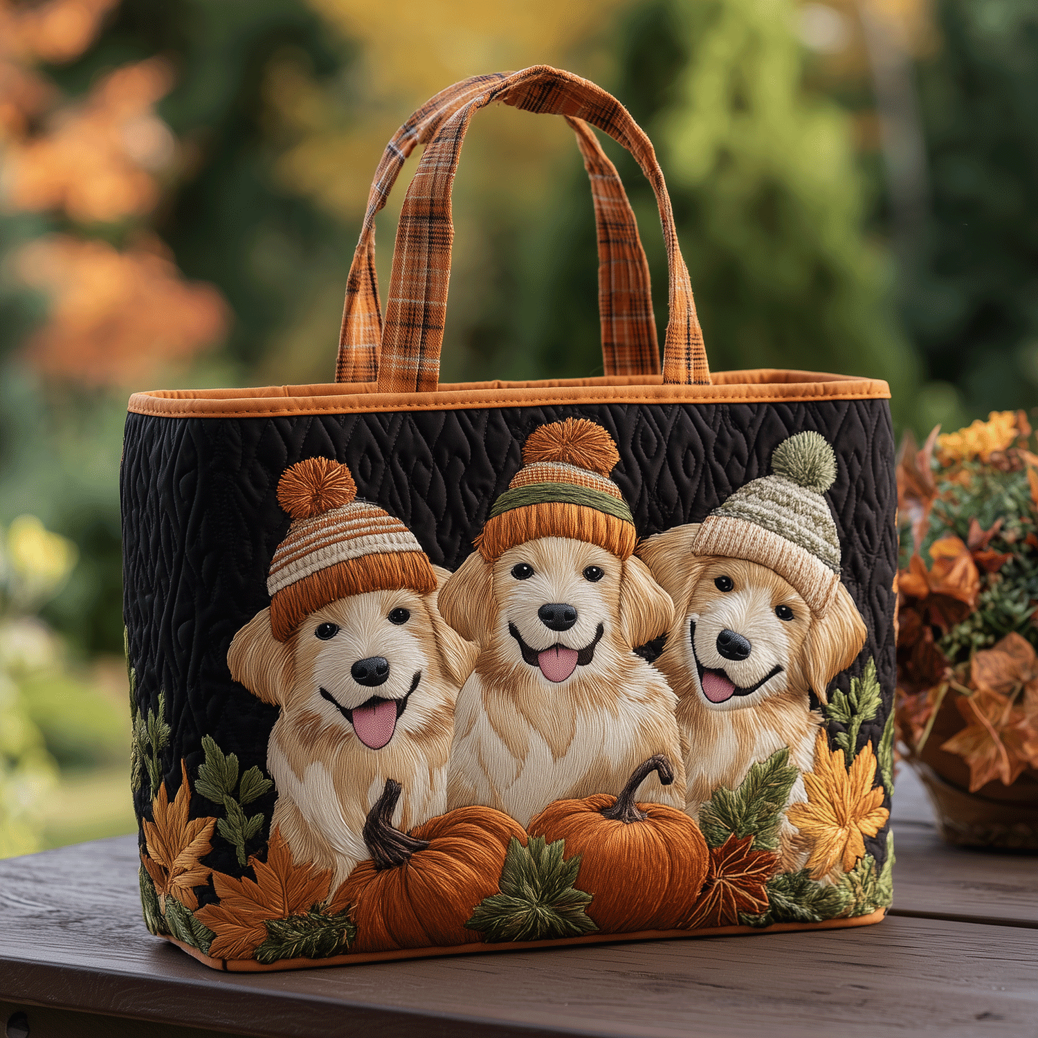 Retriever Pumpkin Patch Prošivena Torba