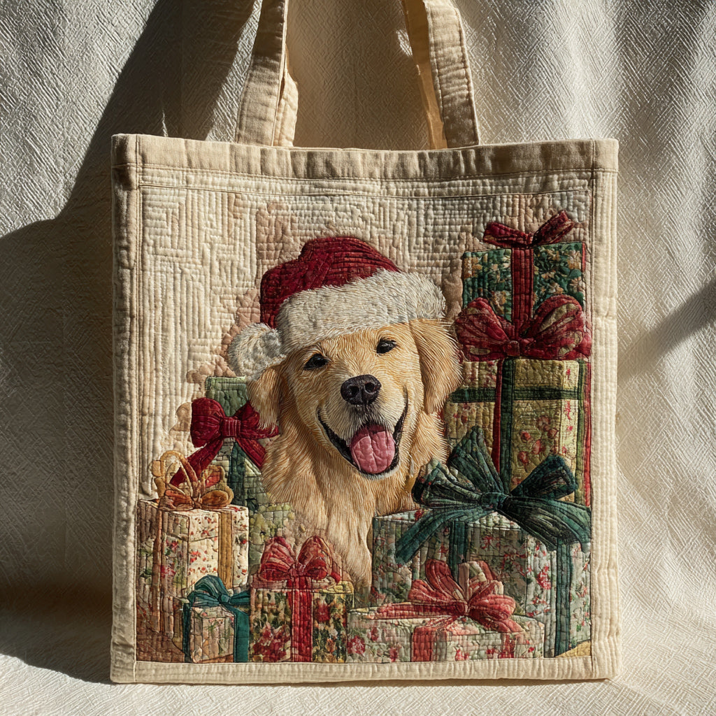 Santa Golden Retriever Prošivena Torba