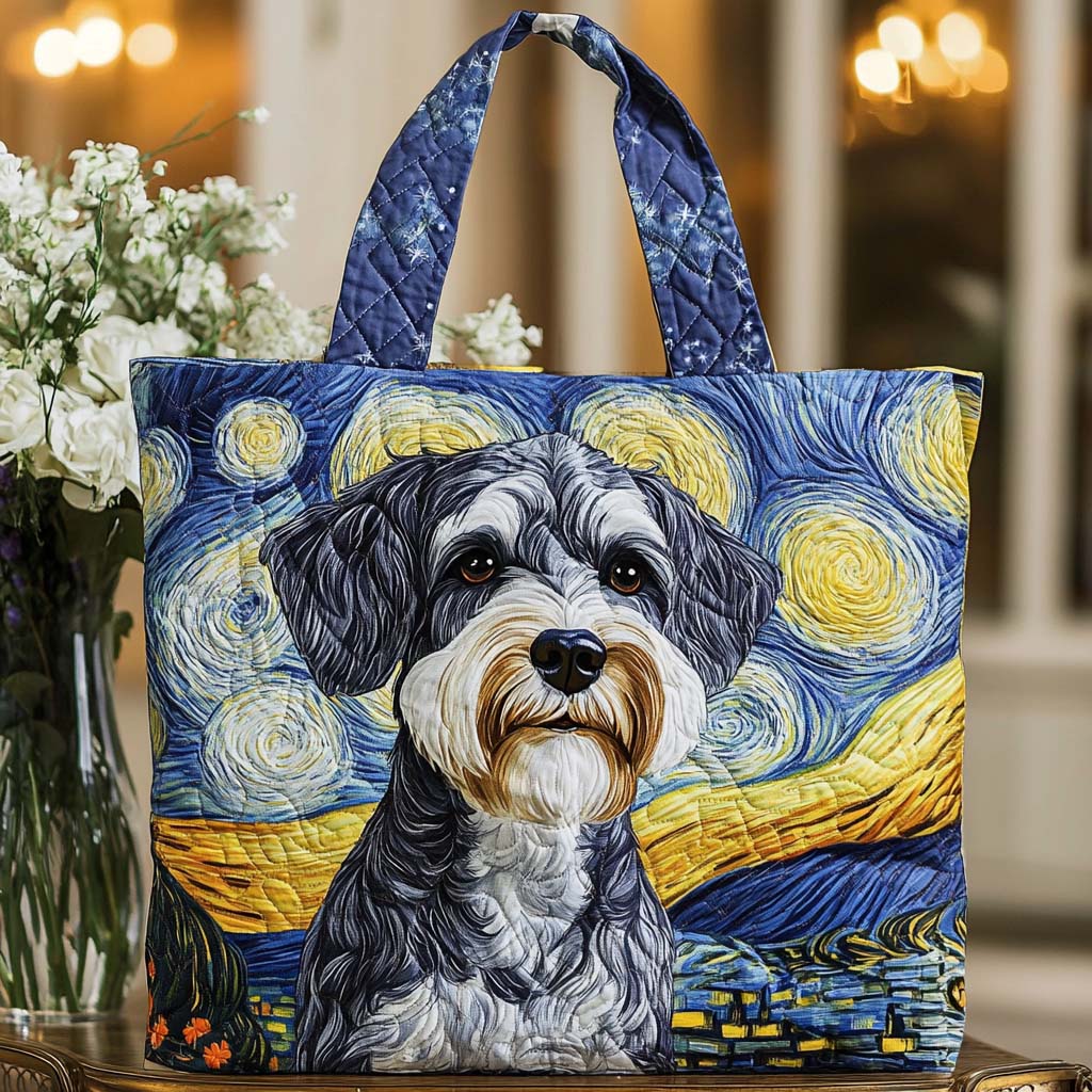 Schnauzer Zvjezdana Noć Prošivena Torba