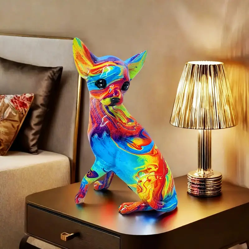 Lampa za stol Chihuahua od vibrirajuće smole