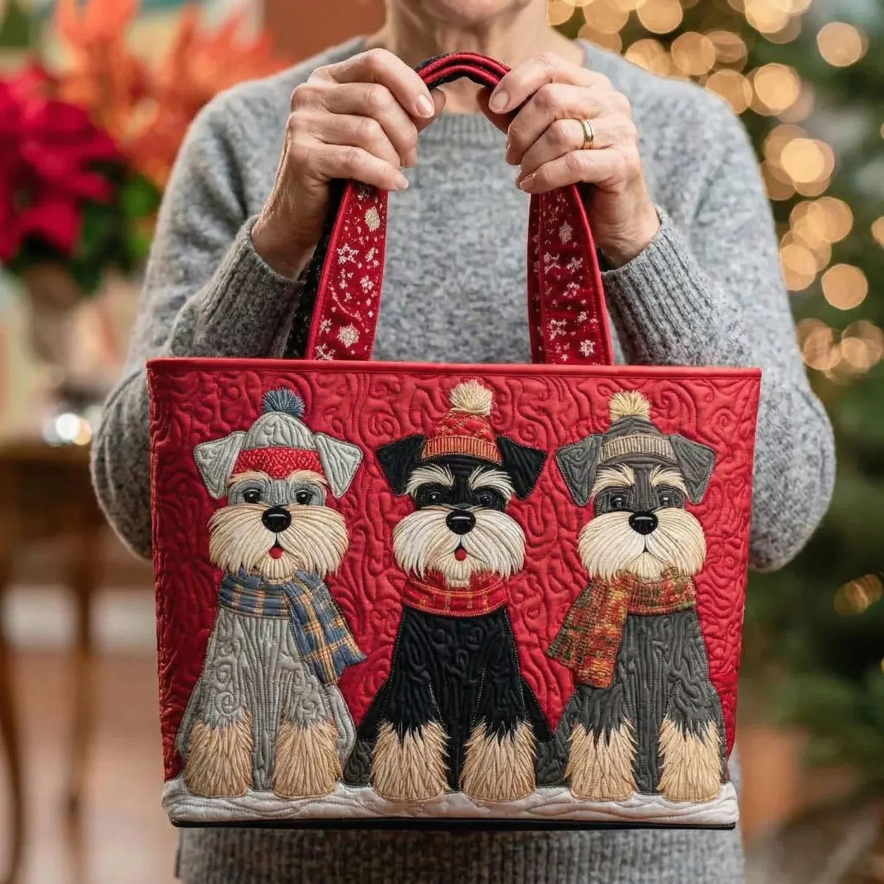 Ručna Torba - Trio Schnauzer pasa