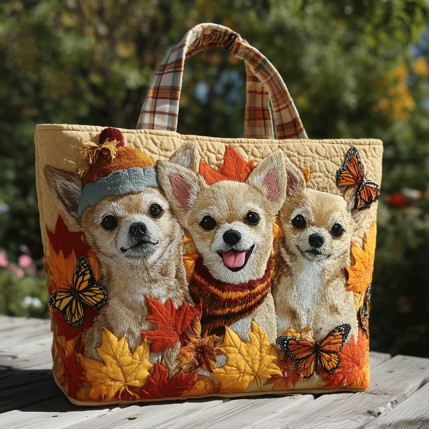 Jesenska Chihuahua Prošivena Torba