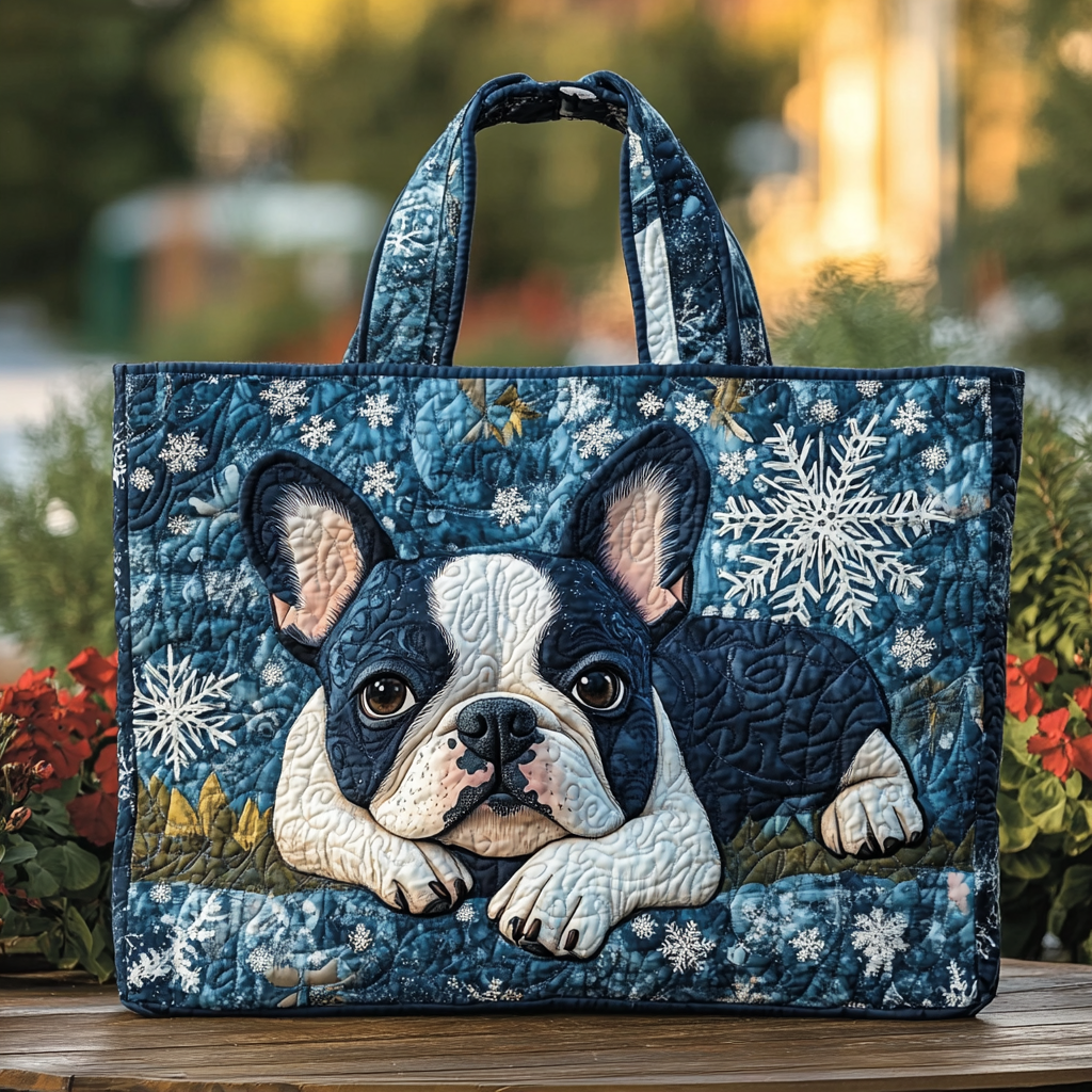 Boston Terrier Bliss Prošivena Torba