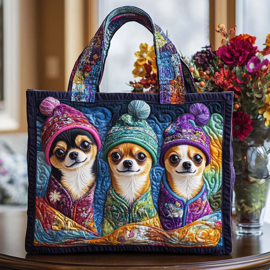 Chihuahua Trio Prošivena Torba