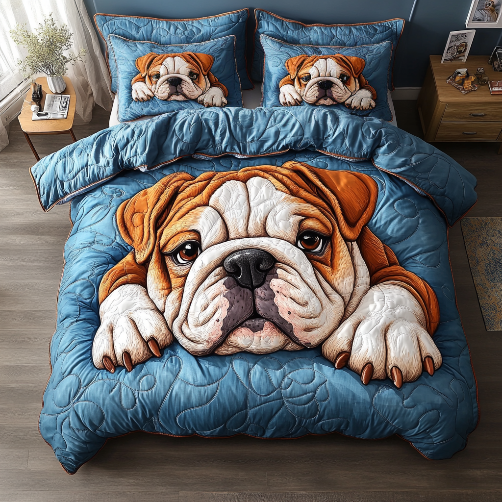 Pohodlná souprava ložního prádla Bulldog 3 kusy