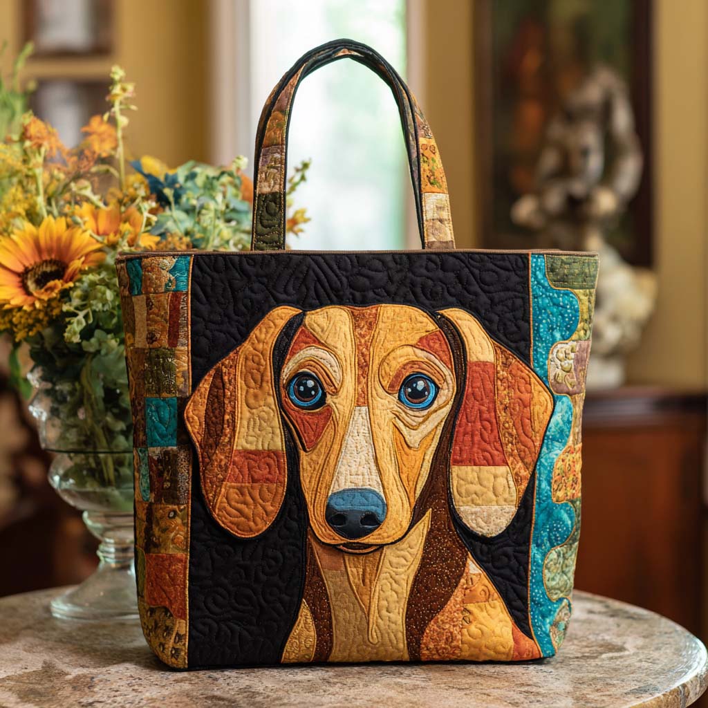 Udobna Dachshund Prošivena Torba