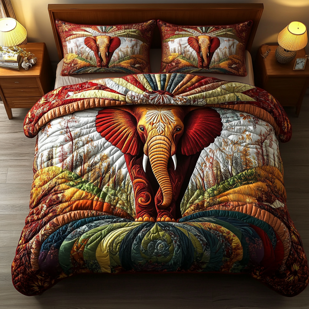 Sada povlečení Elephant Whisper 3 kusy