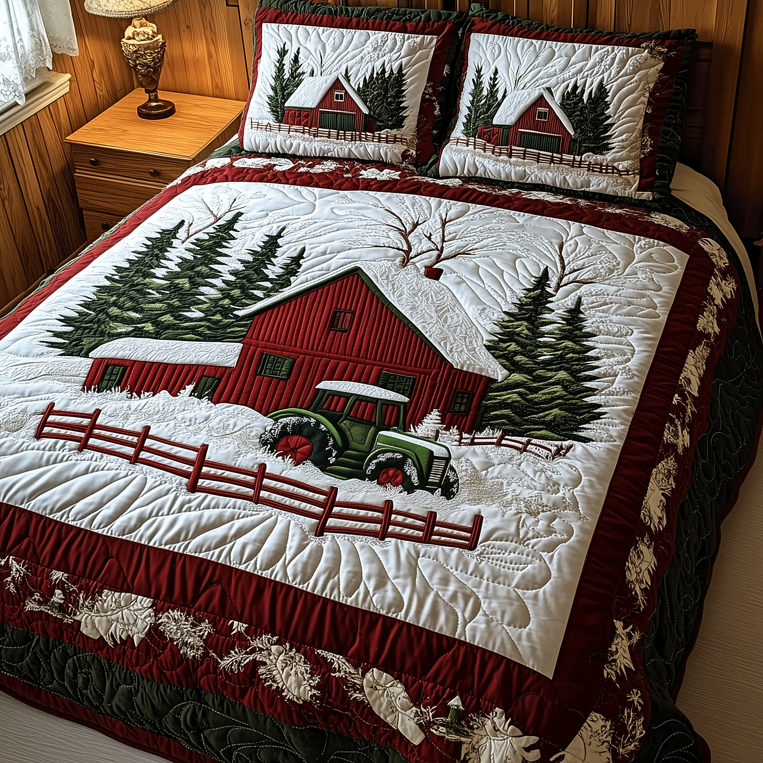 Sada povlečení Farmhouse Holiday Dreams 3 kusy