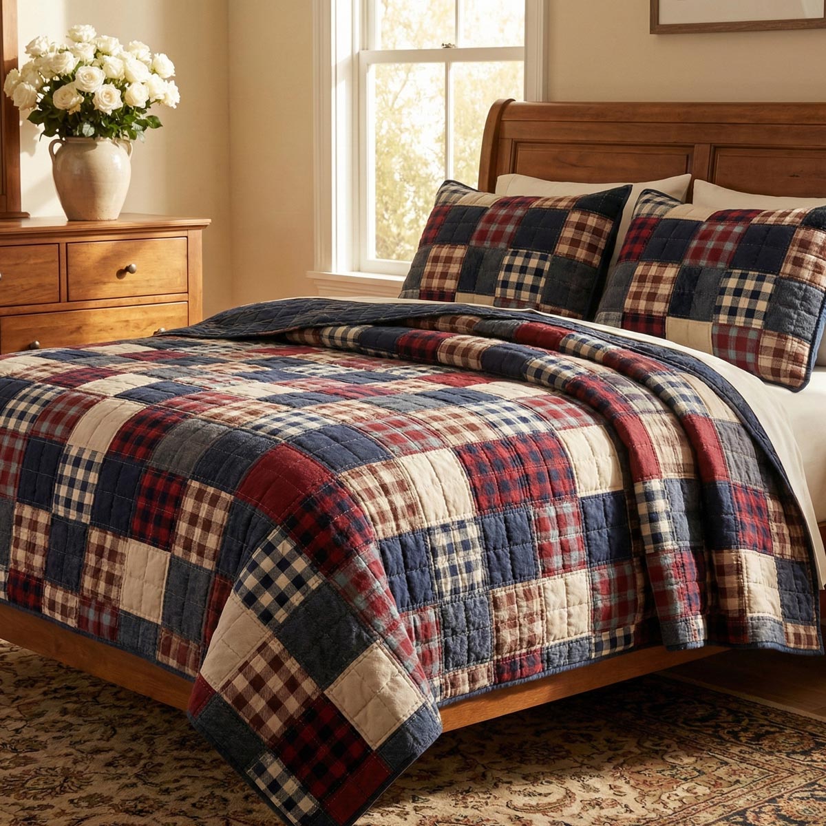 Sada povlečení Heritage Patchwork 3 kusy