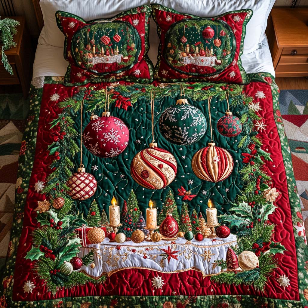 Ornamentální kouzlo 3-dílné soupravy ložního prádla