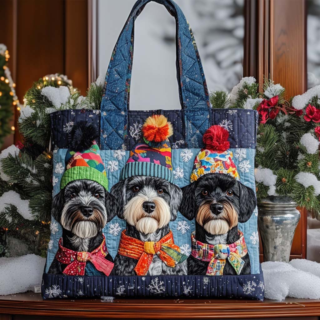 Schnauzer Snježni Dan Prošivena Torba