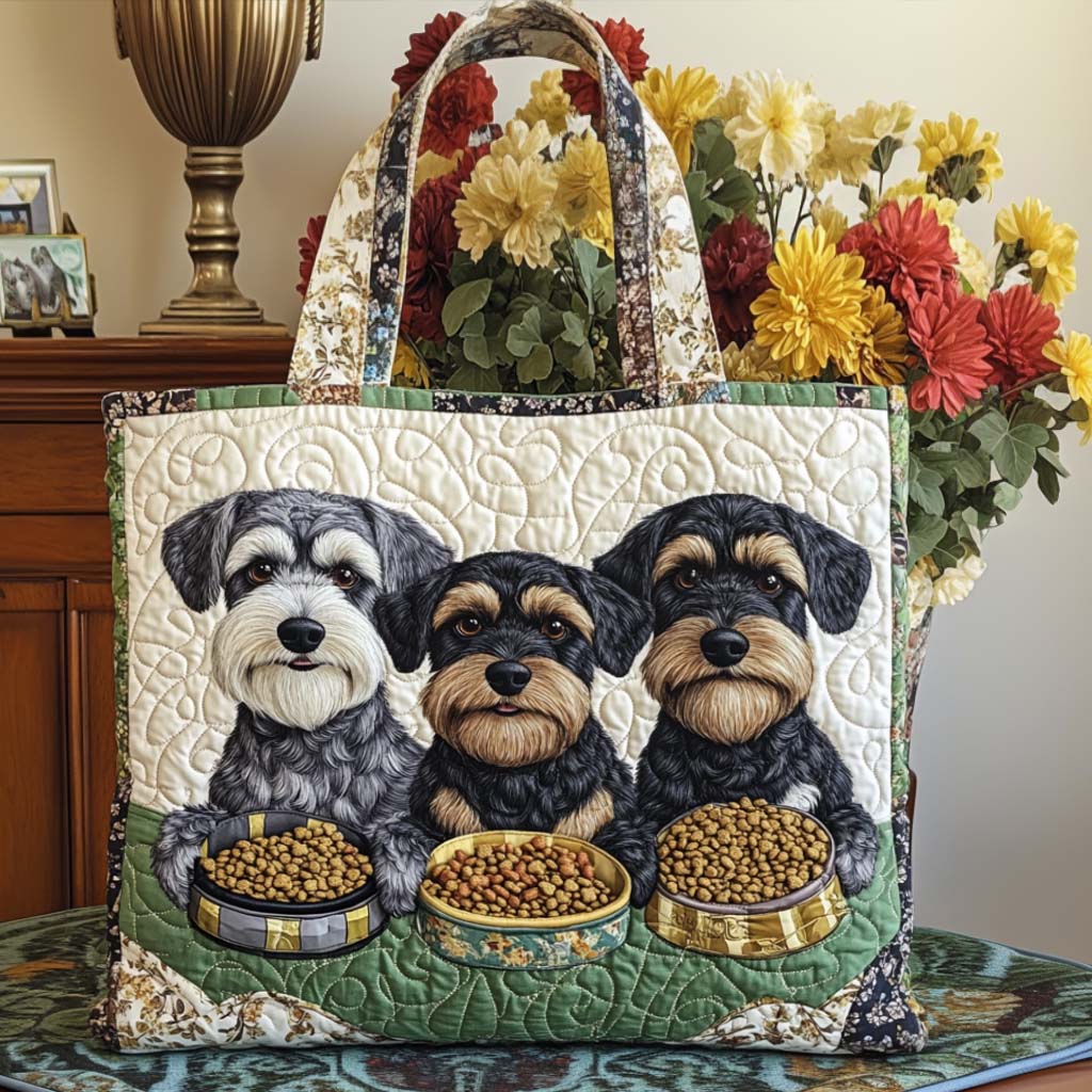 Schnauzer Trio Feast Prošivena Torba