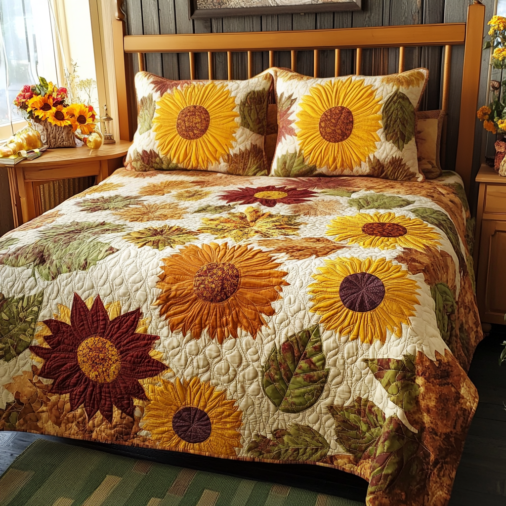 Sada povlečení Sunflower Serenade 3 kusy