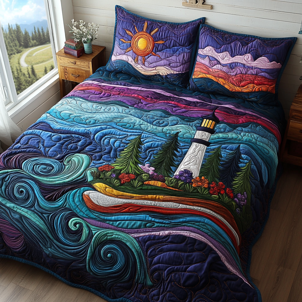Souprava povlečení Sunset Swirls 3-dílná