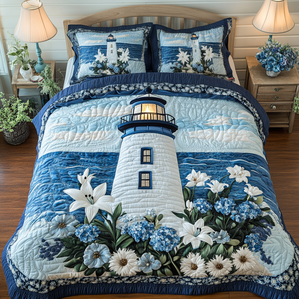 Pokojový souprava povlečení Tranquil Lighthouse 3 ks