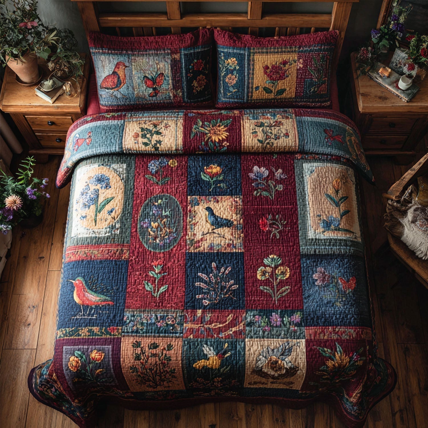 Souprava povlečení Wildflower Whimsy 3 kusy