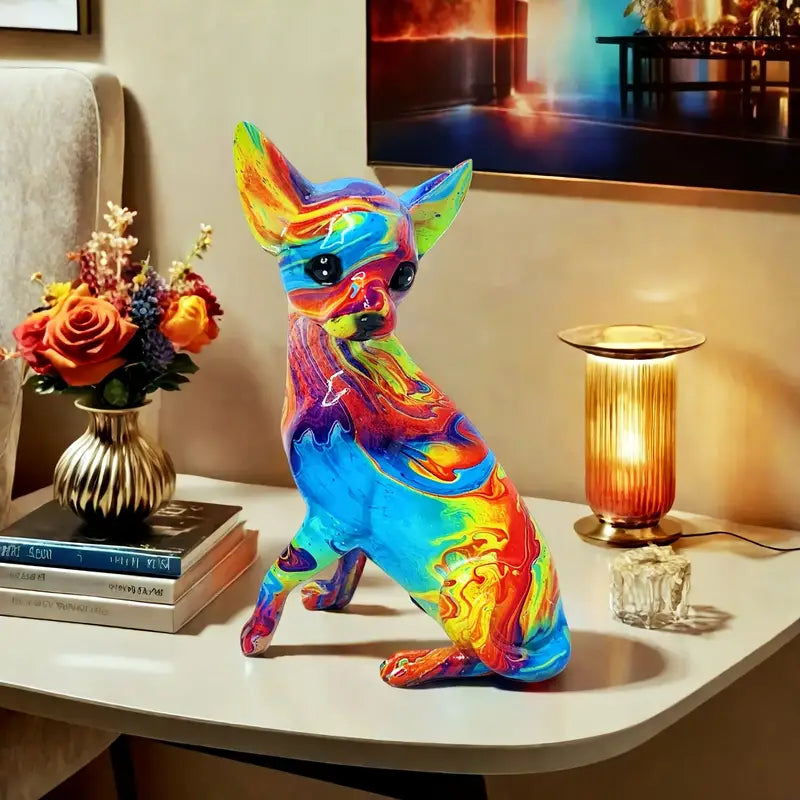 Lampa za stol Chihuahua od vibrirajuće smole
